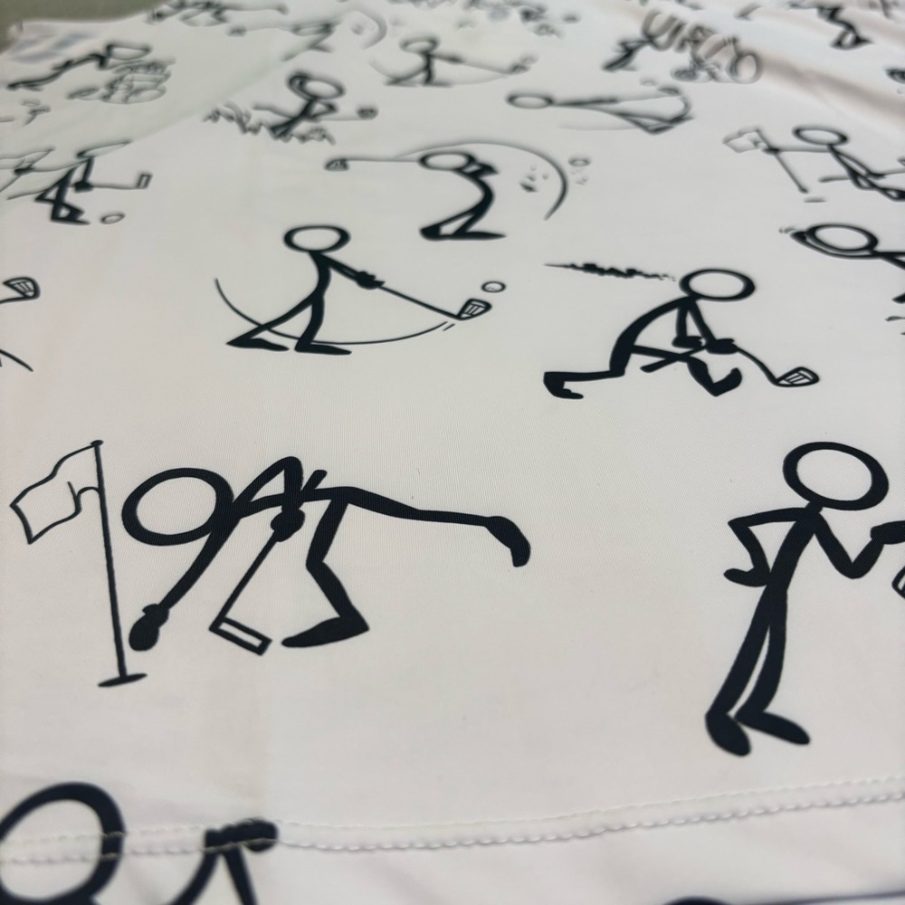 Acegolfs Stick Figure Hyper-prep Sleeveless Polo Top UPF50+, Large - Picture 9 of 10